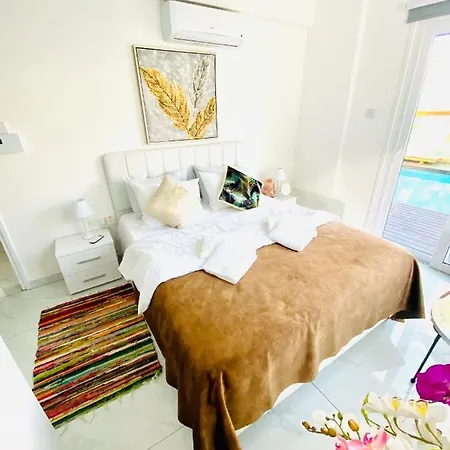 Exclusive Larnaca - 8 Sleeps - 2 Min From - Big Private Pool بيلا